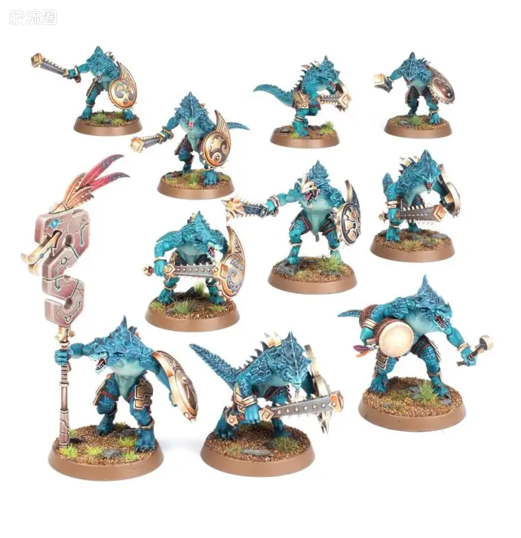 战锤：西格玛时代 Warhammer：Age of Sigmar Seraphon 蜥蜴人 3版 蜥人战士