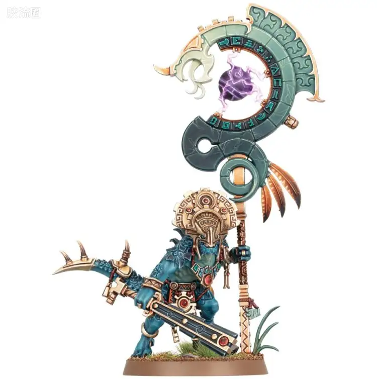 战锤：西格玛时代 Warhammer：Age of Sigmar Seraphon 蜥蜴人 3版 蜥人星石旗手