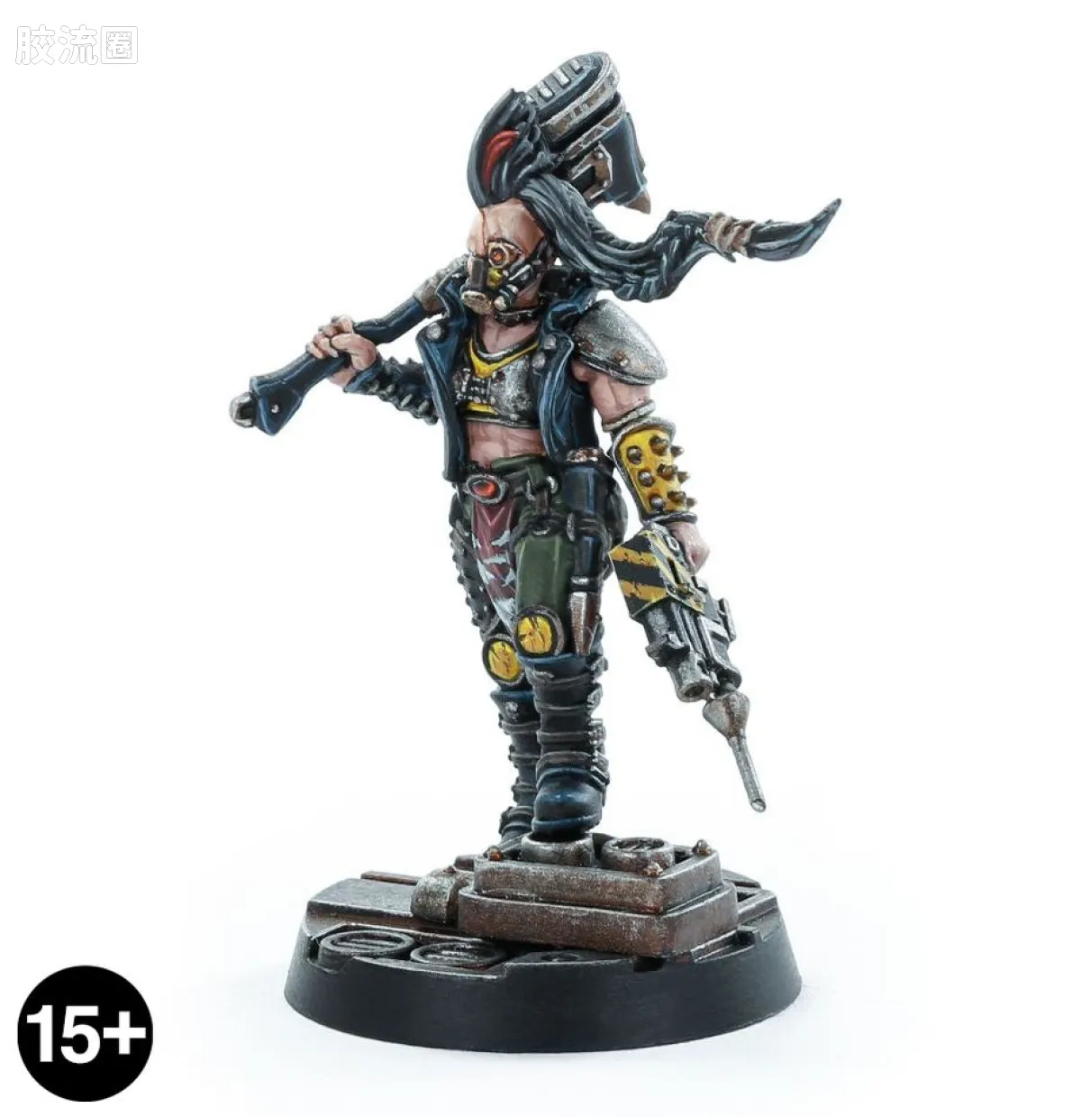 涅克洛蒙达 Necromunda House Escher 埃舍尔家族 3版 装备动力锤的斗士