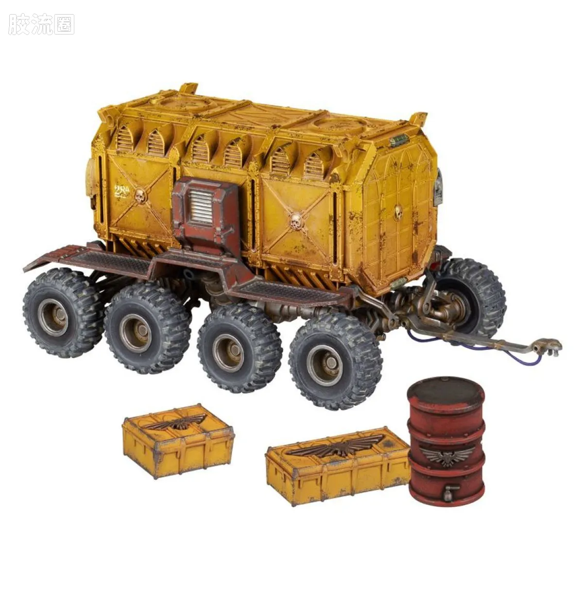 涅克洛蒙达 Necromunda 通用单位 3版 货运-8 山脊运输车 挂车