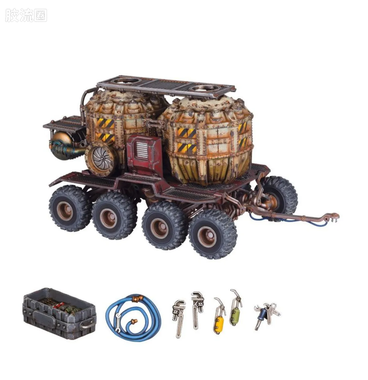 涅克洛蒙达 Necromunda 通用单位 3版 货运-8 山脊运输车 钷素罐挂车