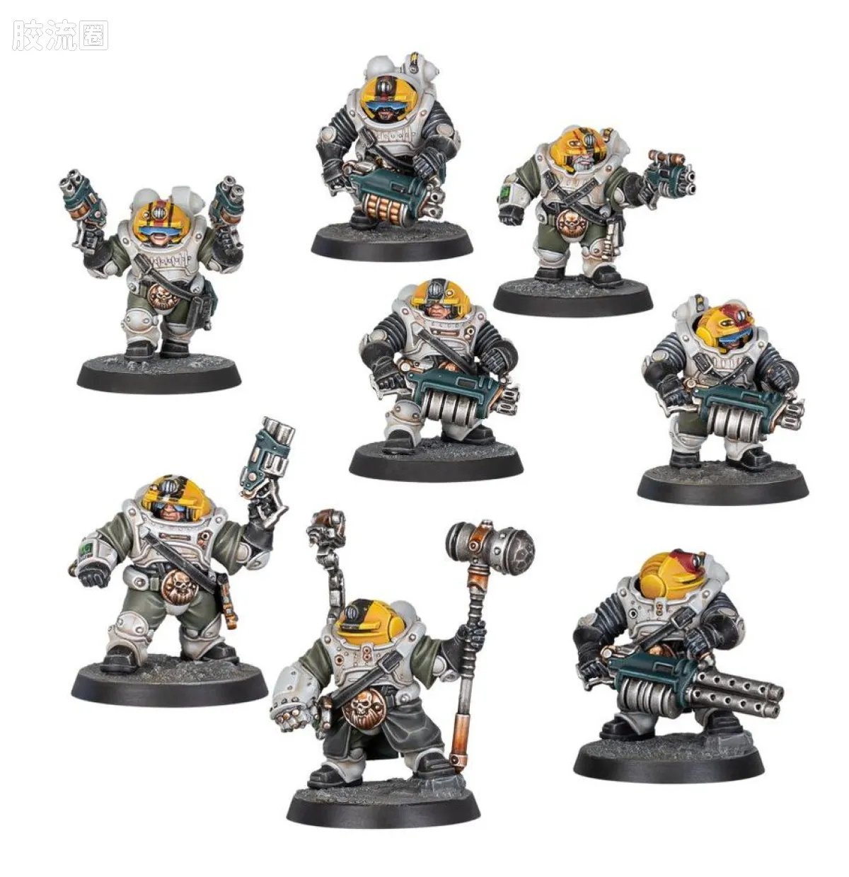 涅克洛蒙达 Necromunda Ironhead Squat Prospectors 铁头短人探矿者 3版 铁头短人探矿者战帮