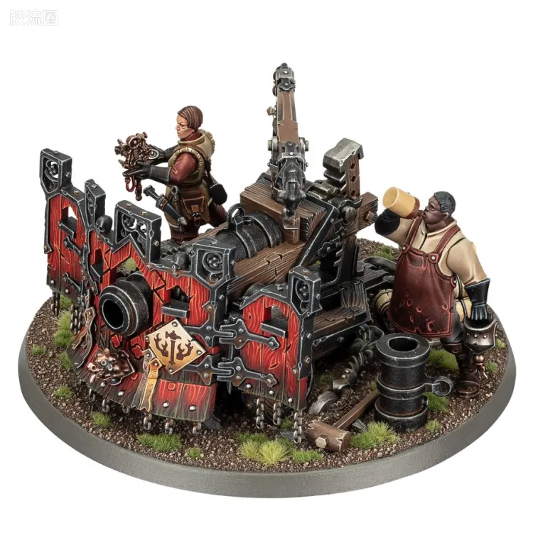 战锤：西格玛时代 Warhammer：Age of Sigmar Cities of Sigmar 西格玛之城 3版 铁铸军工 巨型加农炮