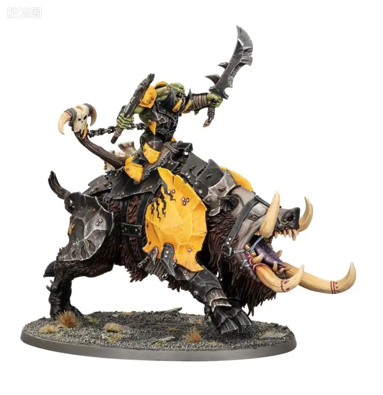战锤：西格玛时代 Warhammer：Age of Sigmar Orruk Warclans 兽人战斗氏族 3版 铁颚兽人 巨嘴野猪暴徒