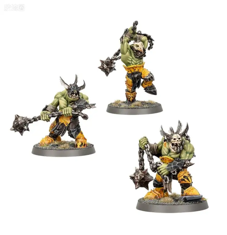 战锤：西格玛时代 Warhammer：Age of Sigmar Orruk Warclans 兽人战斗氏族 3版 铁颚兽人 疯癫狂兽人