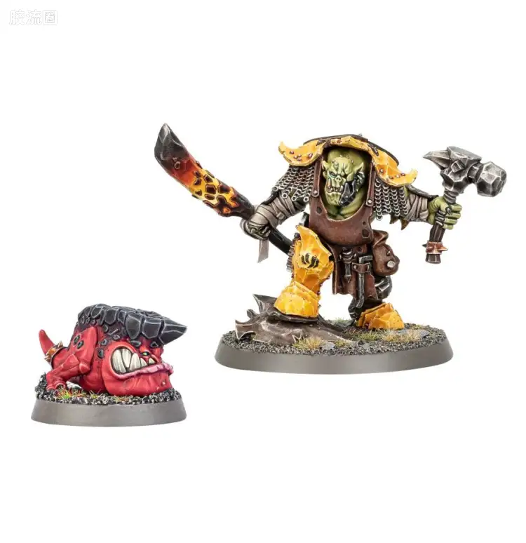 战锤：西格玛时代 Warhammer：Age of Sigmar Orruk Warclans 兽人战斗氏族 3版 铁颚兽人 砸砧者佐格洛克