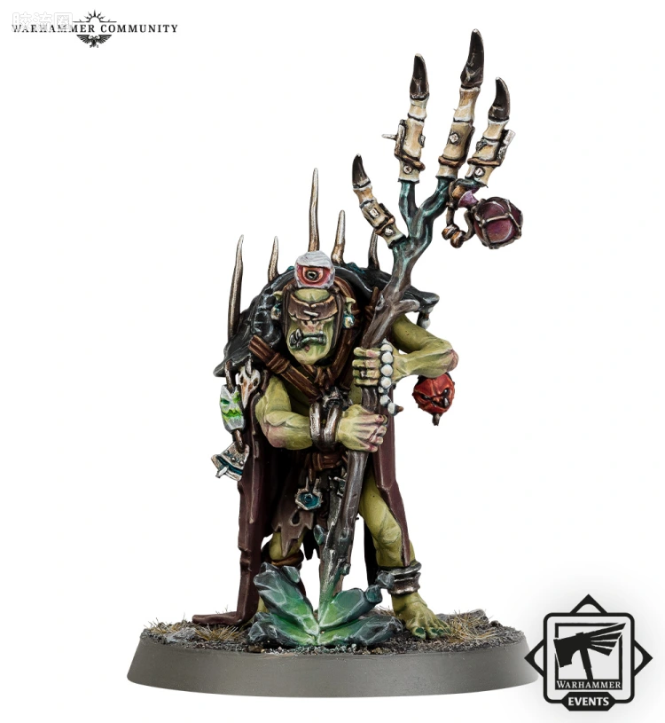战锤：西格玛时代 Warhammer：Age of Sigmar Orruk Warclans 兽人战斗氏族 3版 限定款 残暴小子 唤沼萨满 观察者马格鲁克