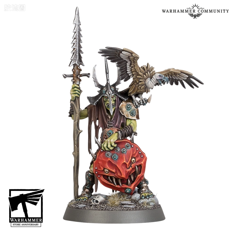 战锤：西格玛时代 Warhammer：Age of Sigmar Orruk Warclans 兽人战斗氏族 3版 限定款 残暴小子 开膛手老大 哈戈克