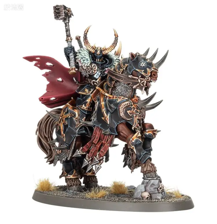 战锤：西格玛时代 Warhammer：Age of Sigmar Slaves to Darkness 黑暗之奴 3版 骑恶魔坐骑的混沌领主