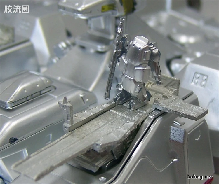 EX系列拼装模型 其他限定版 MSC-07 阿鲁比昂 彩色电镀版 - 图片