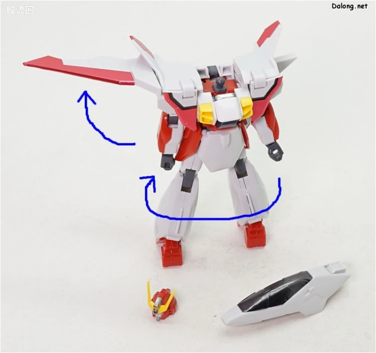机动新世纪高达X拼装模型 1/144 02 GW-9800 空中霸王高达 - 图片