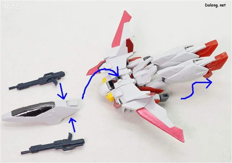 机动新世纪高达X拼装模型 1/144 02 GW-9800 空中霸王高达 - 图片
