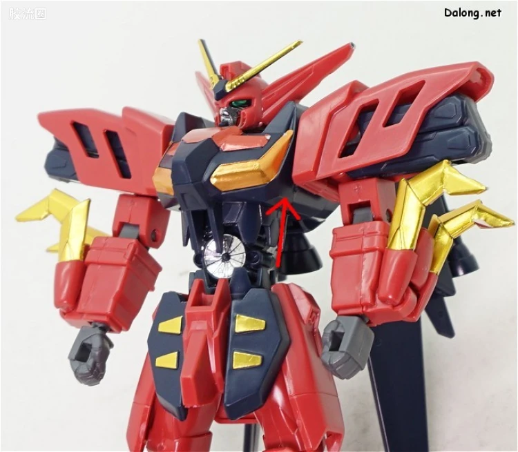 机动新世纪高达X拼装模型 1/144 04 NRX-0013 维萨戈高达 - 图片