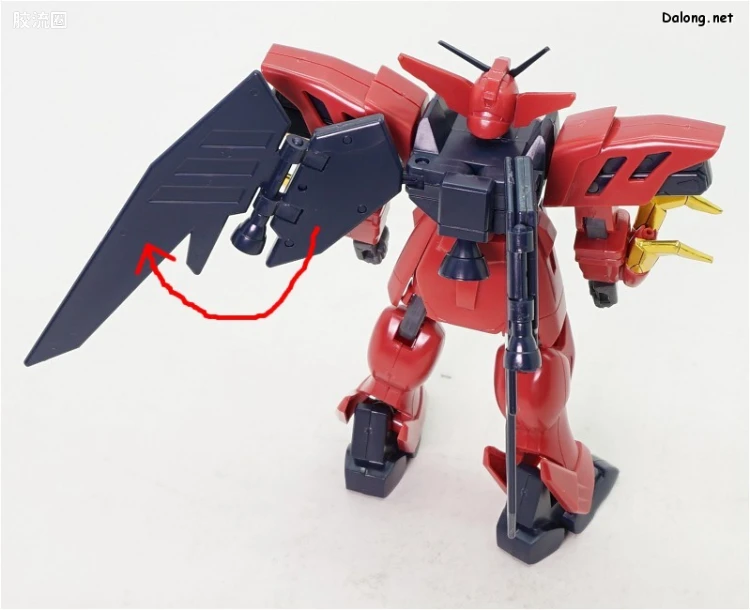 机动新世纪高达X拼装模型 1/144 04 NRX-0013 维萨戈高达 - 图片