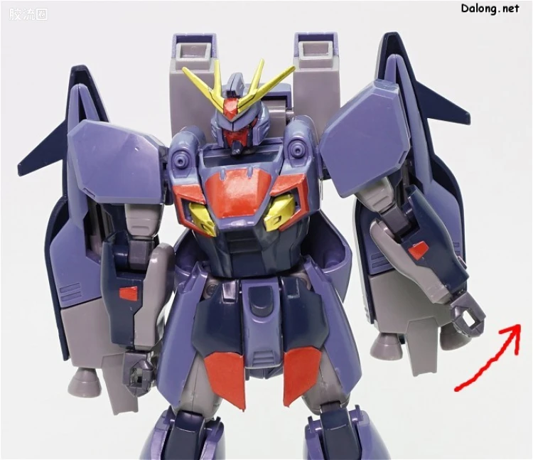 机动新世纪高达X拼装模型 1/144 05 NRX-0015 阿斯塔隆高达 - 图片