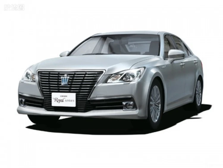 青岛社汽车拼装模型系列 1/24 预上色系列 40 皇冠Hybrid Royal saloon G 12年金属银 00849