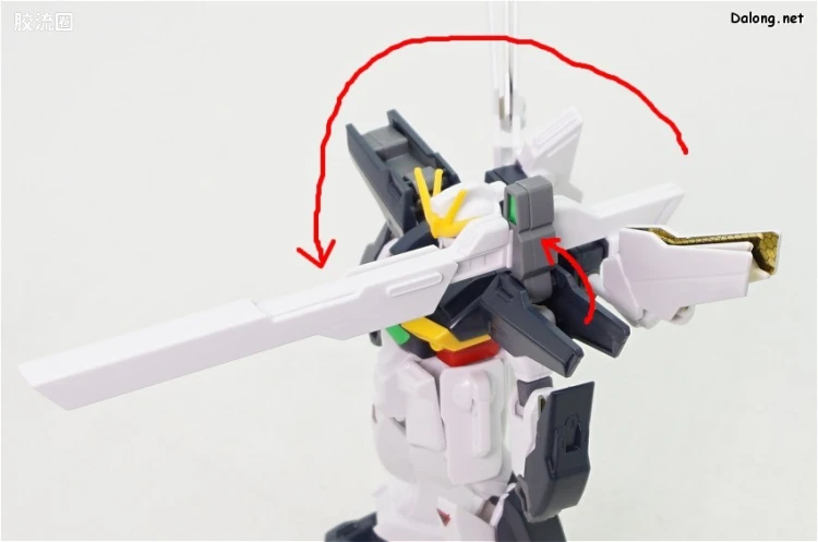 机动新世纪高达X拼装模型 1/144 07 GX-9901-DX 高达DX - 图片