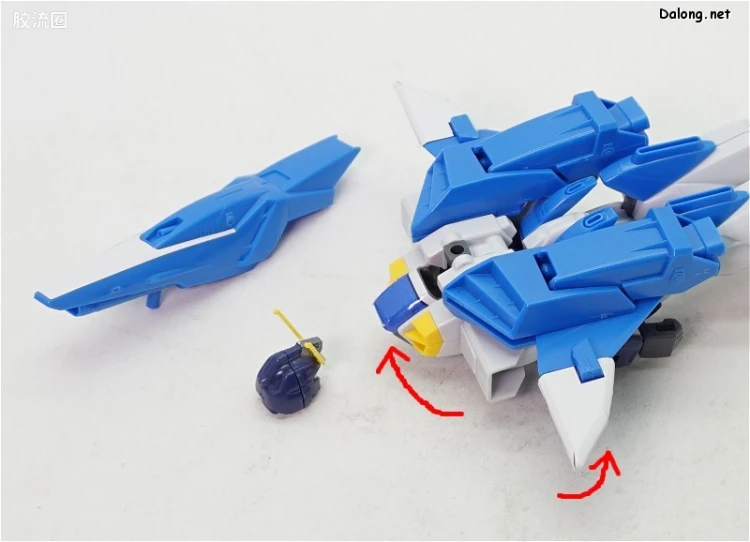 机动新世纪高达X拼装模型 1/144 08 GW-9800-B 空中霸王爆裂者高达 - 图片