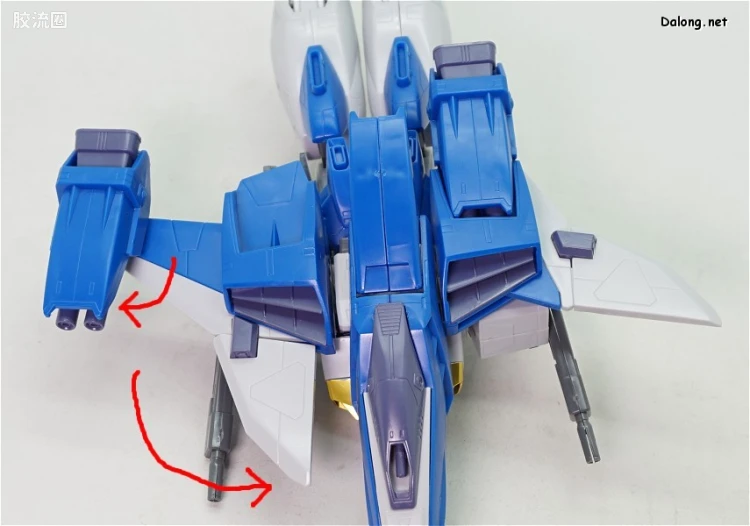 机动新世纪高达X拼装模型 HG 1/100 08 GW-9800-B 空中霸王爆裂者高达 - 图片