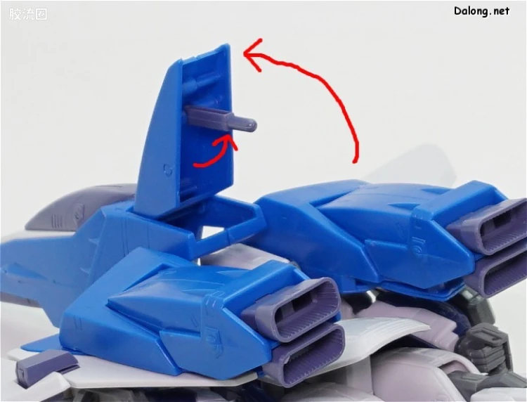 机动新世纪高达X拼装模型 HG 1/100 08 GW-9800-B 空中霸王爆裂者高达 - 图片
