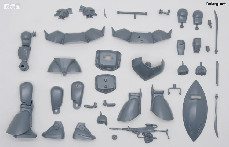 高达0079拼装模型 1/144 MS-14A 勇士 - 图片