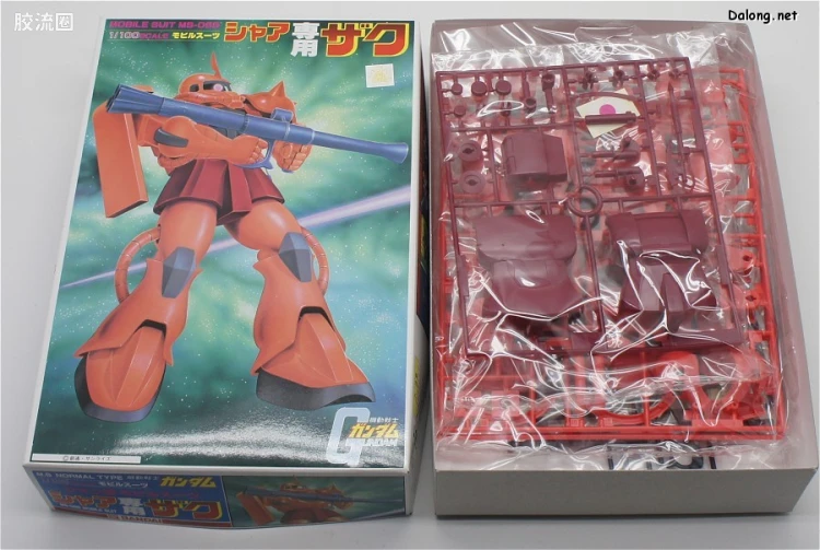 高达0079拼装模型 1/100 MS-06S 指挥官型扎古Ⅱ[夏亚·阿兹纳布尔专用机] - 图片