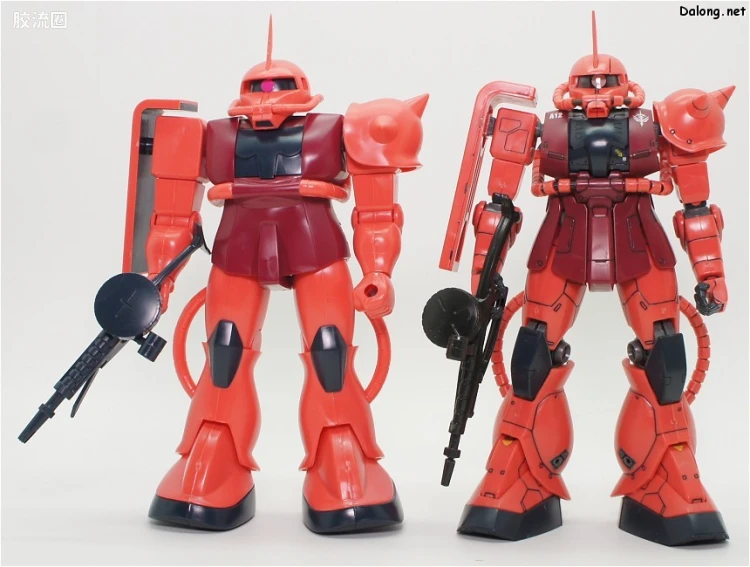 高达0079拼装模型 1/100 MS-06S 指挥官型扎古Ⅱ[夏亚·阿兹纳布尔专用机] - 图片