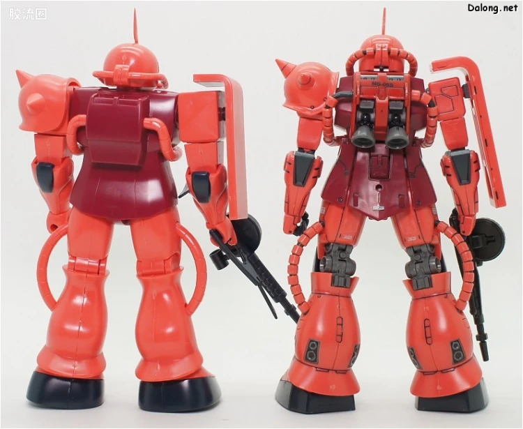 高达0079拼装模型 1/100 MS-06S 指挥官型扎古Ⅱ[夏亚·阿兹纳布尔专用机] - 图片