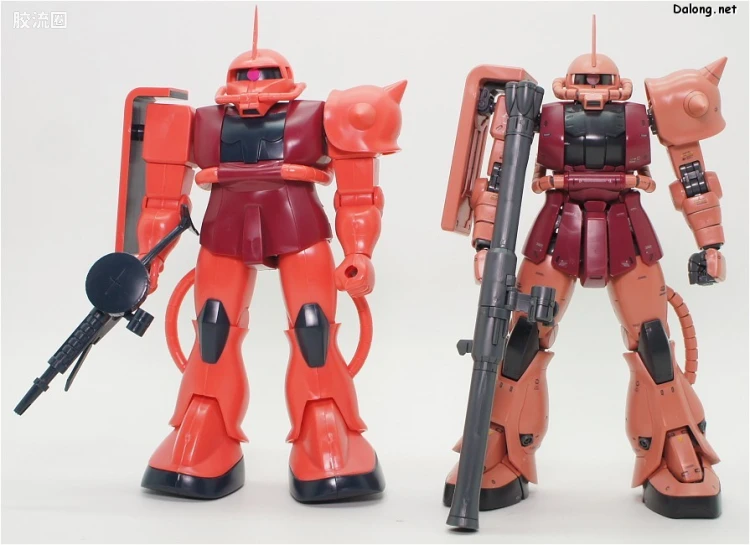 高达0079拼装模型 1/100 MS-06S 指挥官型扎古Ⅱ[夏亚·阿兹纳布尔专用机] - 图片