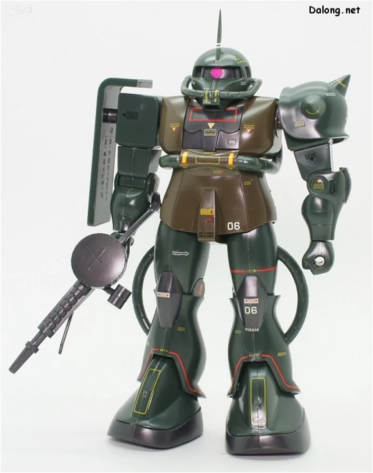 高达0079拼装模型 1/100 MS-06F 扎古Ⅱ 真实配色版 - 图片