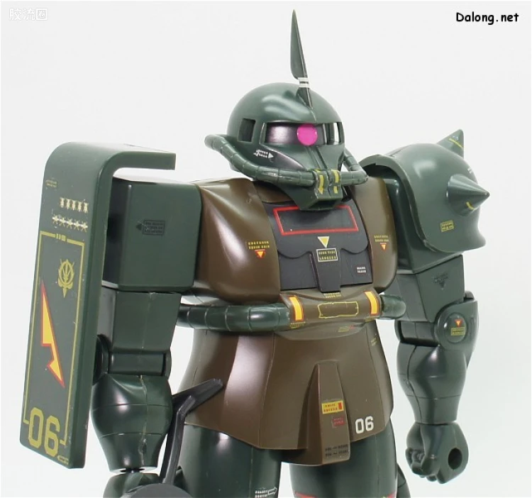 高达0079拼装模型 1/100 MS-06F 扎古Ⅱ 真实配色版 - 图片