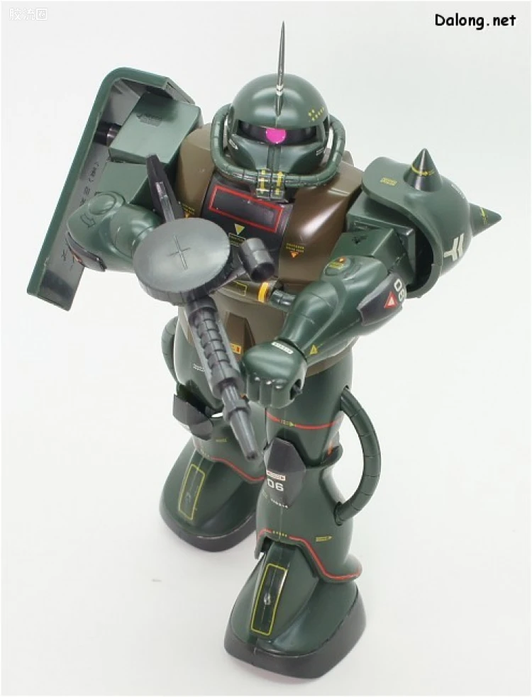 高达0079拼装模型 1/100 MS-06F 扎古Ⅱ 真实配色版 - 图片