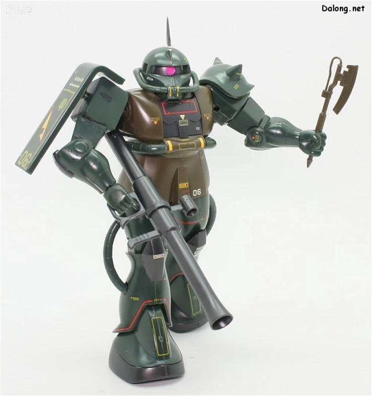 高达0079拼装模型 1/100 MS-06F 扎古Ⅱ 真实配色版 - 图片