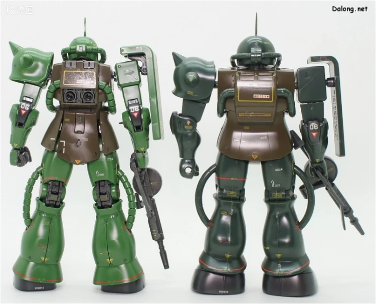 高达0079拼装模型 1/100 MS-06F 扎古Ⅱ 真实配色版 - 图片