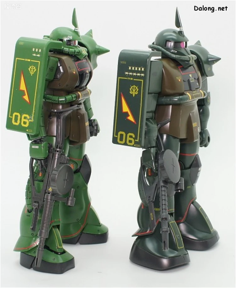 高达0079拼装模型 1/100 MS-06F 扎古Ⅱ 真实配色版 - 图片