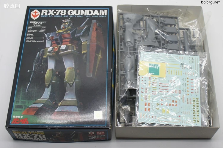 高达0079拼装模型 1/100 RX-78-2 高达 真实配色版 - 图片