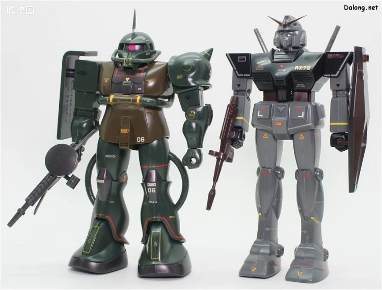 高达0079拼装模型 1/100 RX-78-2 高达 真实配色版 - 图片