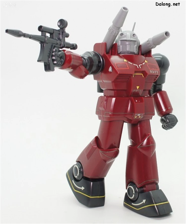 高达0079拼装模型 1/100 RX-77-2 钢加农 真实配色版 - 图片