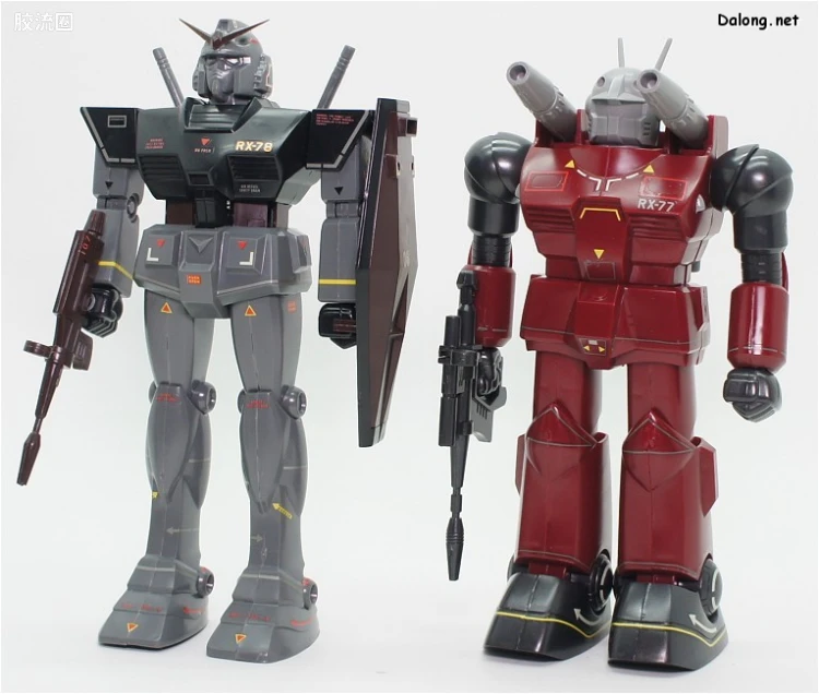 高达0079拼装模型 1/100 RX-77-2 钢加农 真实配色版 - 图片
