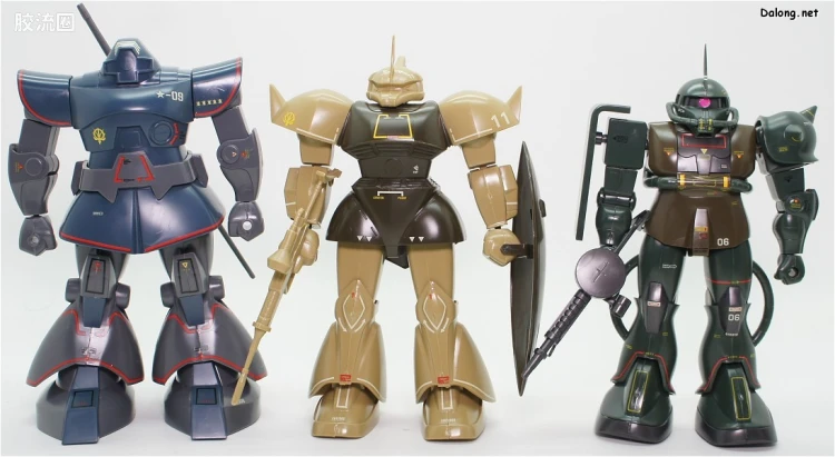 高达0079拼装模型 1/100 MS-14A 勇士 真实配色版 - 图片