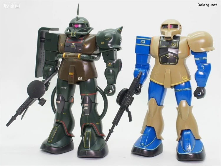 高达0079拼装模型 1/100 MS-05B 扎古Ⅰ 真实配色版 - 图片