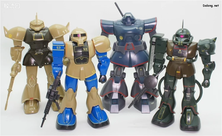 高达0079拼装模型 1/100 MS-05B 扎古Ⅰ 真实配色版 - 图片