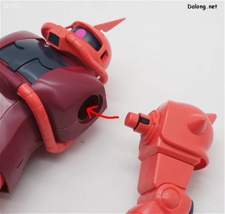 高达0079拼装模型 1/60 MS-06S 指挥官型扎古Ⅱ[夏亚·阿兹纳布尔专用机] - 图片
