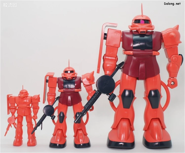 高达0079拼装模型 1/60 MS-06S 指挥官型扎古Ⅱ[夏亚·阿兹纳布尔专用机] - 图片