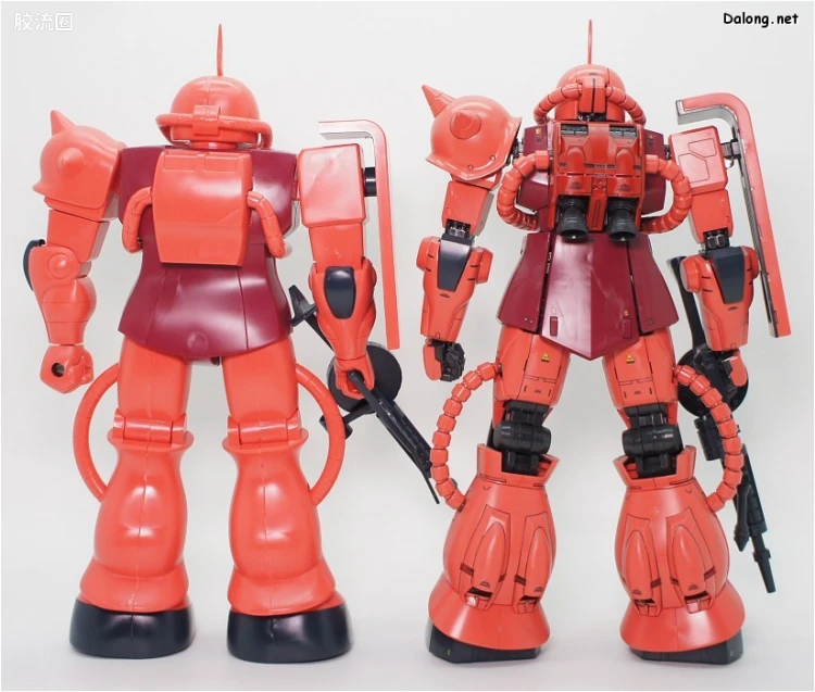 高达0079拼装模型 1/60 MS-06S 指挥官型扎古Ⅱ[夏亚·阿兹纳布尔专用机] - 图片
