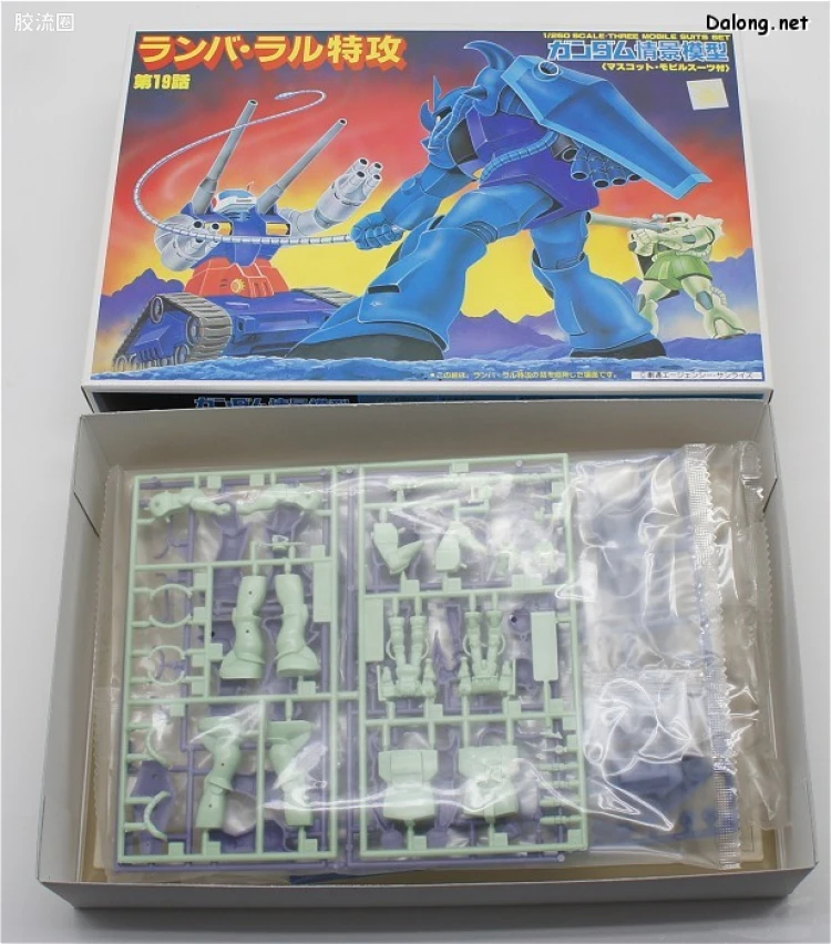 高达0079拼装模型 DIORAMA MODEL TYPE A 第19话 兰巴·拉尔特攻！ - 图片