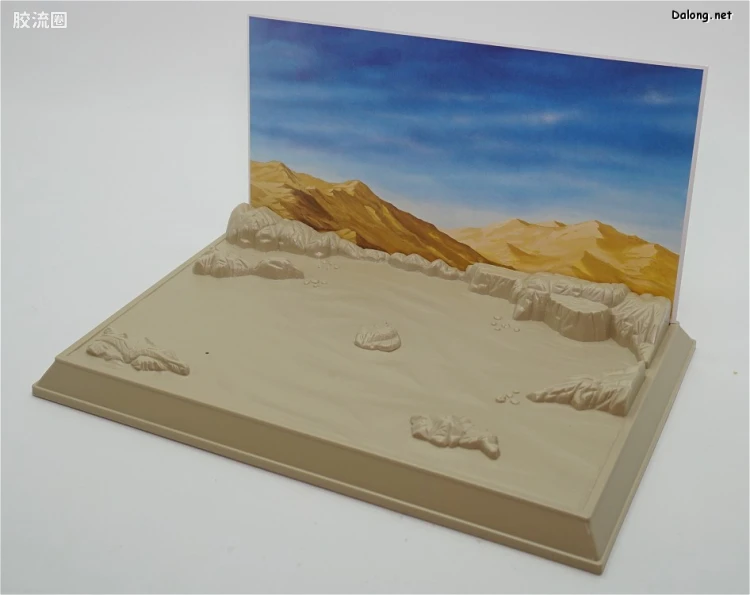 高达0079拼装模型 DIORAMA MODEL TYPE A 第19话 兰巴·拉尔特攻！ - 图片