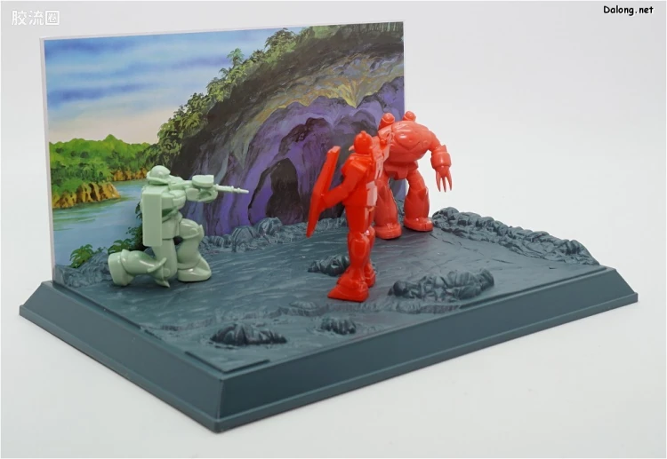 高达0079拼装模型 DIORAMA MODEL TYPE B 第29话 贾布罗消散 - 图片