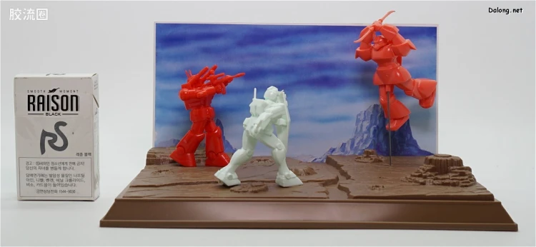 高达0079拼装模型 DIORAMA MODEL TYPE C 第37话 德克萨斯攻防 - 图片
