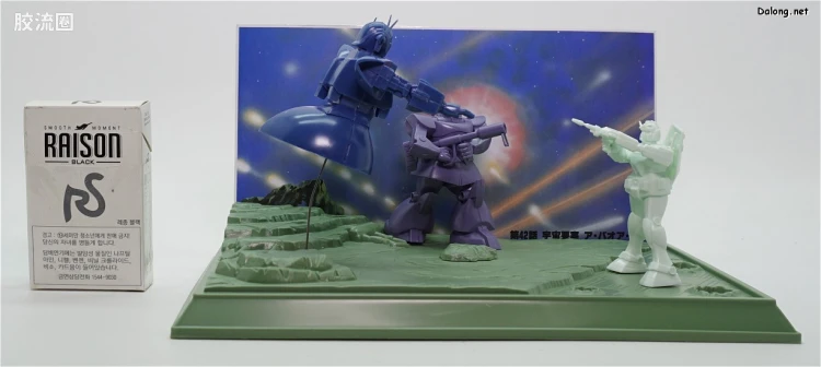 高达0079拼装模型 DIORAMA MODEL TYPE D 第42话 宇宙要塞阿·巴瓦·空 - 图片